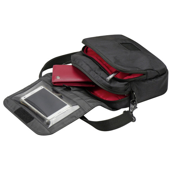 SmartBag Touch, handliche Umhängetasche mit Smartphonefach in der Taschenklappe