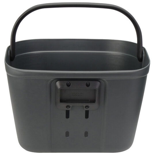 Mio Basket, Solider Kunststoffkorb für Lenker Adapter mit höhenverstellbarer Adapterplatte