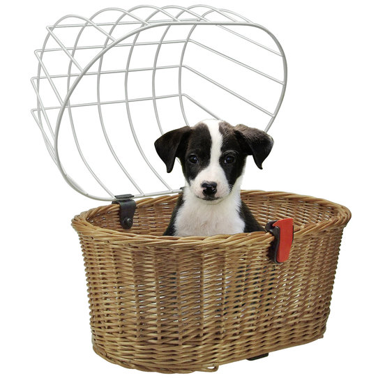 Doggy Basket, Hundekorb für beliebige Gepäckträger oder Frontträger 9-40cm Breite, Ø 10-16mm
