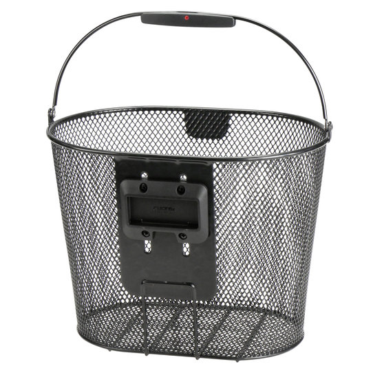 Oval Plus Basket, oval handlebar basket with adjustable adapter plate