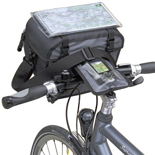 Ultima Handlebar Bag, waterproof welded bag with smartphone- and map compartment