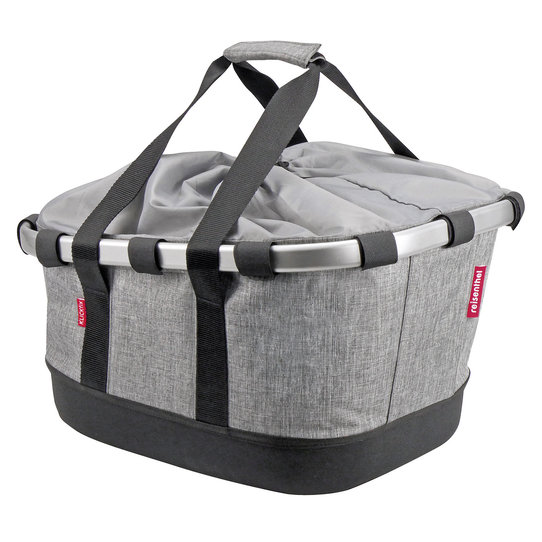 Bikebasket GT, longitudinal textile basket – for any type of carrier