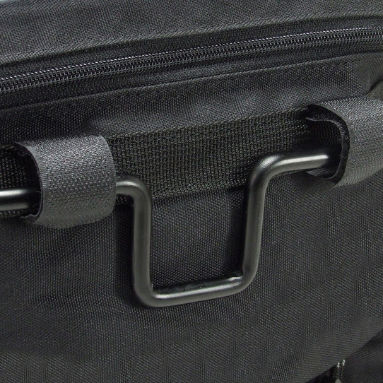 Daypack, handlebar bag with lightweight aluminum bracket