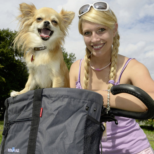 Doggy Shopper, Hundetasche mit Wetterschutz – für den Lenker Adapter