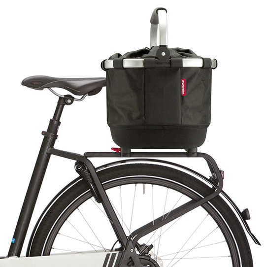 para Racktime KLICKfix bicicleta City bolso carrybag GT negro 42x33x28cm