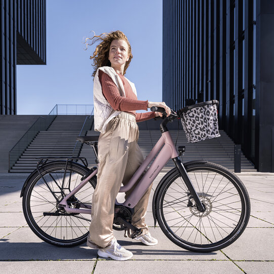 Reisenthel Bikebasket, Textile bike basket with KLICKfix coupling – for Handlebar Adapter