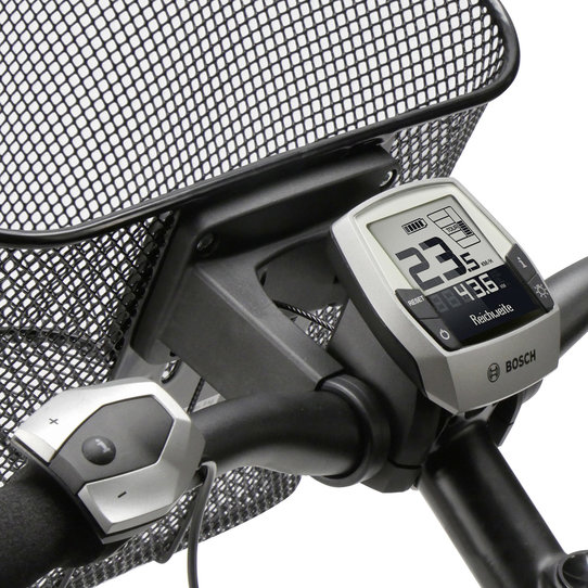 Fix Basket Holder E, holder for permanent mounted basket on e-bikes