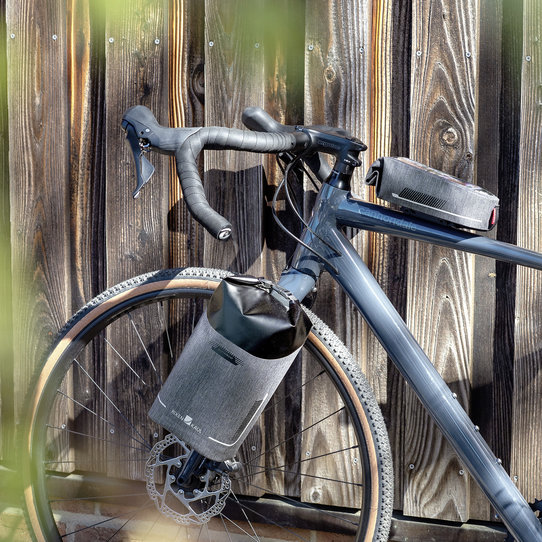 Bikepack Fork Waterproof, Wasserdichte, formstabile Gabeltasche mit Rollverschluss