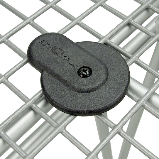 Korbfix 1, Permanent installation of wire baskets on racks Ø 6-13 mm