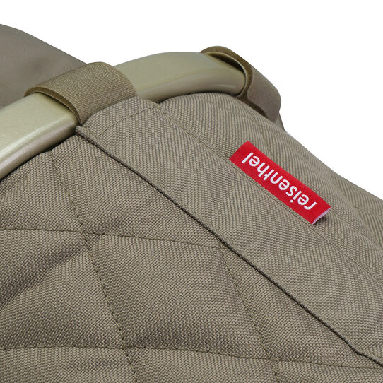 Reisenthel Bikebasket, Textiler Fahrradkorb mit KLICKfix Kupplung – für Lenker Adapter