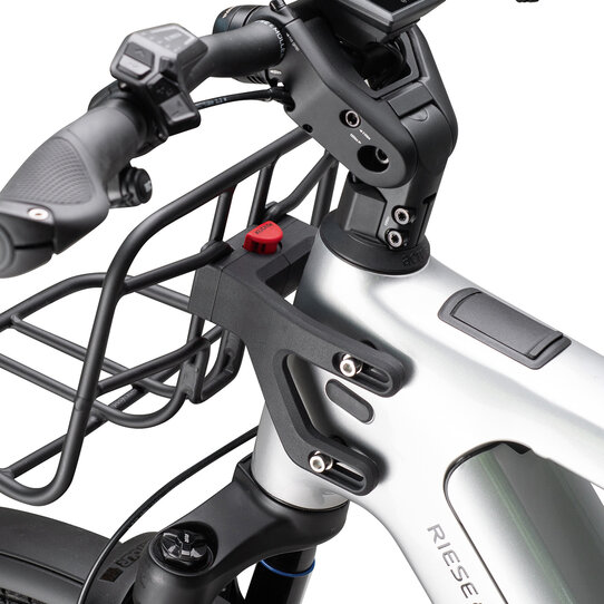 Lenker Adapter Rahmen 4X, Für Fahrräder mit seitlich am Steuerrohr integrierten Rahmengewinden