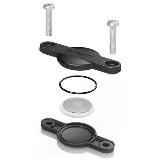 FindMe, Waterproof Apple AirTag mount – for bottle cage threads